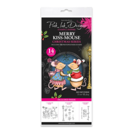Pink Ink Designs - stempels - Merry Kiss-Mouse - 07-0027-PI