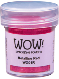 Wow! - WG01R - Embossing Powder - Regular - Metallines - Red