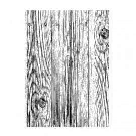 Crafty Individuals CI-635 'Woodgrain' Unmounted Rubber Stamps