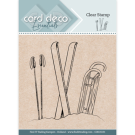 Card Deco Essentials Clear Stamps - Snow stuff - CDECS131