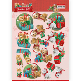 Amy Design - 3D Knipvel - Christmas Pets - Presents CD11526