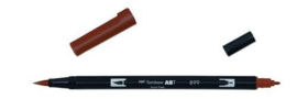 Tombow ABT brushpen redwood ABT-899