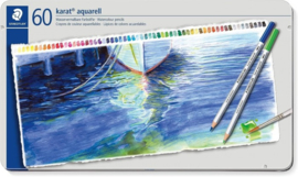 Staedtler Karat aquarell kleurpotloden - set 60 st