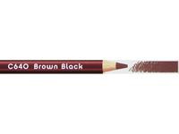 Derwent coloursoft Brown Black C640