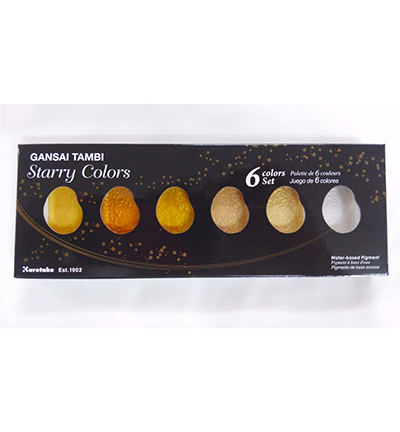 Gansai Tambi Sets Starry Colors, 6 Colors set - MC20SC/6V