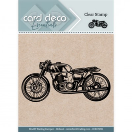 Card Deco Essentials - CDECS092 - Clear Stamps - Motor