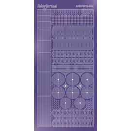 Hobbydots sticker - Mirror - Purple