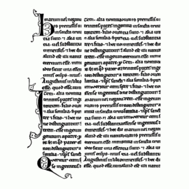 Crafty Individuals CI-406 - 'Medieval Manuscript' Unmounted Rubber Stamps