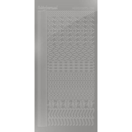 Hobbydots sticker - Mirror - Silver