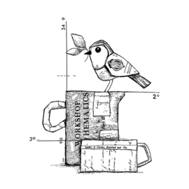 Crafty Individuals CI-654 - 'Robin' Unmounted Rubber Stamp