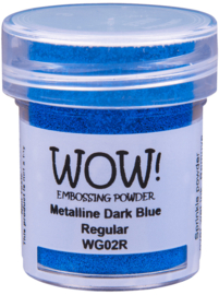 Wow! - WG02R - Embossing Powder - Regular - Metallines - Dark Blue