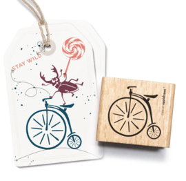 Cats on Appletrees - 27903 - Stempel - Oude hoge fiets