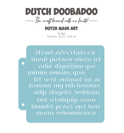Dutch Doobadoo - Dutch Mask Art Script - 470.715.152