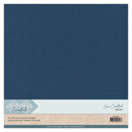 Linnenkarton - 30.5 x 30.5 - Donkerblauw - LKK-SC30