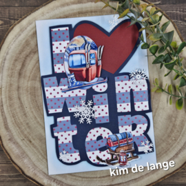 3D Push Out - Amy Design - Hygge Harmony - Winter Sports - SB10983