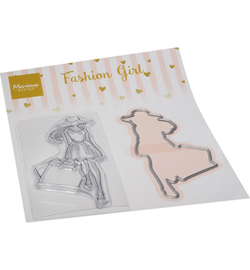 Marianne Design - Clear Stamps & dies, Fashion Girl - CS1089