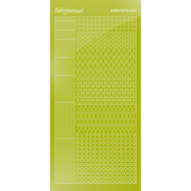 Hobbydots sticker - Mirror - Leaf Green - STDM09N