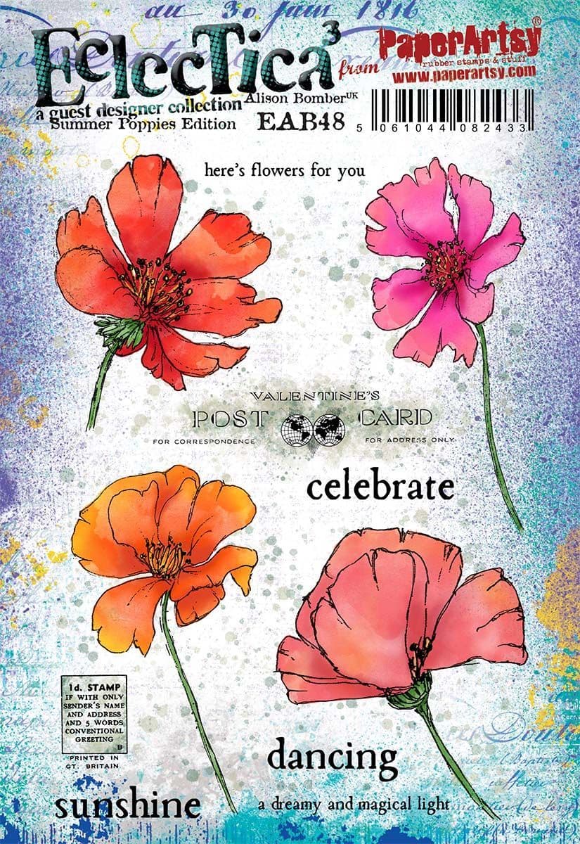 PaperArtsy - Alison Bomber 48: Summer Poppies Edition (A5 set on EZ)