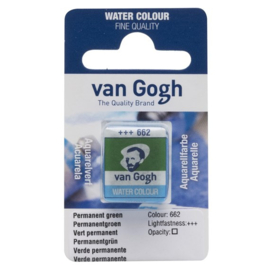 Van Gogh 662 Aquarelverf Napje Permanentgroen 