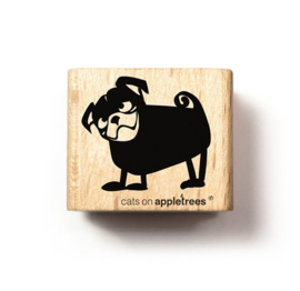 Cats on Appletrees - 2636 - Stempel - Mops hondje Amadeus