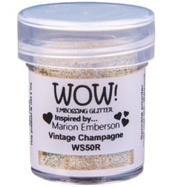 Wow! - WS50R - Embossing Powder - Regular - Embossing Glitters - Vintage Champagne