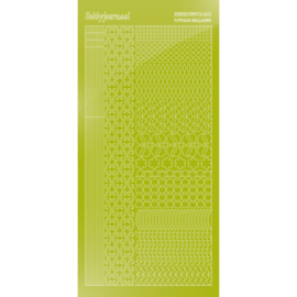 Hobbydots sticker - Mirror - Leaf Green - STDM11N