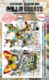 AALL & Create - #1252 - A6 Stamp Set - Tangerine Wings