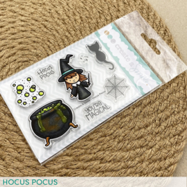 Create a smile stamp Clear A7 Hocus Pocus