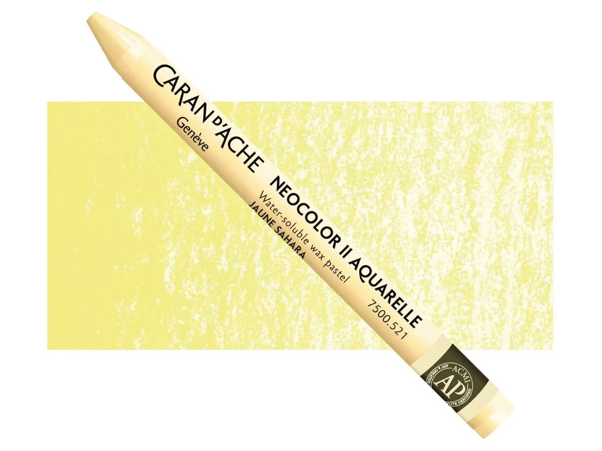 Caran d’ache - neocolor II – 521 Sahara Yellow - 0318917521