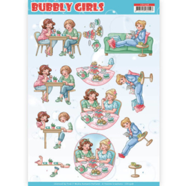 3D Knipvel - Yvonne Creations- Bubbly Girls - Me Time CD11308