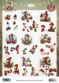 Cutting Sheet - Berries Beauties - Fairy Christmas - Mini - CD12501