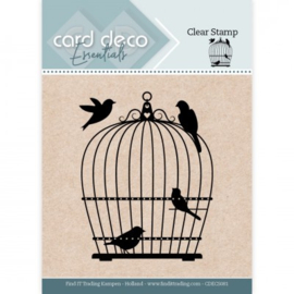 Card Deco Essentials - CDECS081 - Clear Stamps - Birdcage