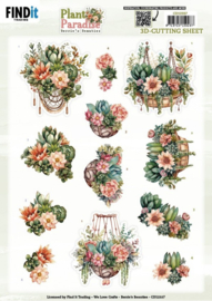 3D Cutting Sheet - Berries Beauties - Plant Paradise - Hanging Baskets -  CD12337