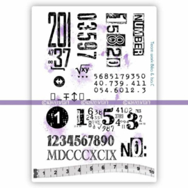 Katzelkraft - Numbers - Rubber Stamp - KTZ273