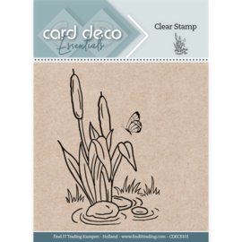 Card Deco Essentials - CDECS101 - Clear Stamps - Weed