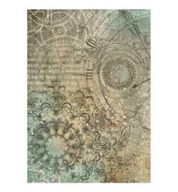 Stamperia - Rice Paper Achtergronden A6 Selectie – Gardens of Time - DFSAK6053