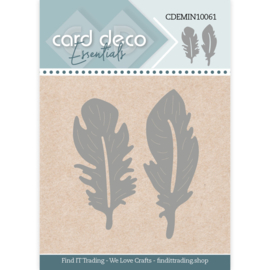Card Deco Essentials - Mini Dies - 61 - Feathers - CDEMIN10061
