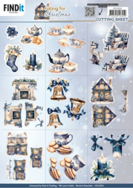 3D Cutting Sheets - Berries Beauties - Falling for Christmas - Mini - CD12252