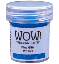Wow! - WS04R - Embossing Powder - Regular - Embossing Glitters - Blue Glitz