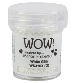 Wow! - WS316X - Embossing Powder - Regular - Embossing Glitters - White Glitz