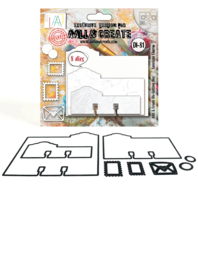 AALL & Create - #81 - MemoryDex Die-Cutting Die Set - Envelope Charm