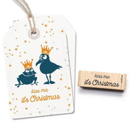 Cats on Appletrees - 27588  - Stempel - Kiss Me It's Christmas