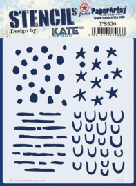 PaperArtsy - Stencil 530 {Kate Crane}