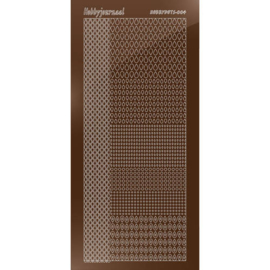 Hobbydots sticker - Mirror Brown