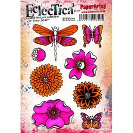 PaperArtsy Eclectica - Mounted Rubber Stamp Set - Tracy Scott 21 – ETS21