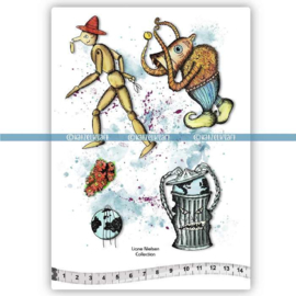 Katzelkraft - Pinocchio - Rubber Stamp - KTZ260