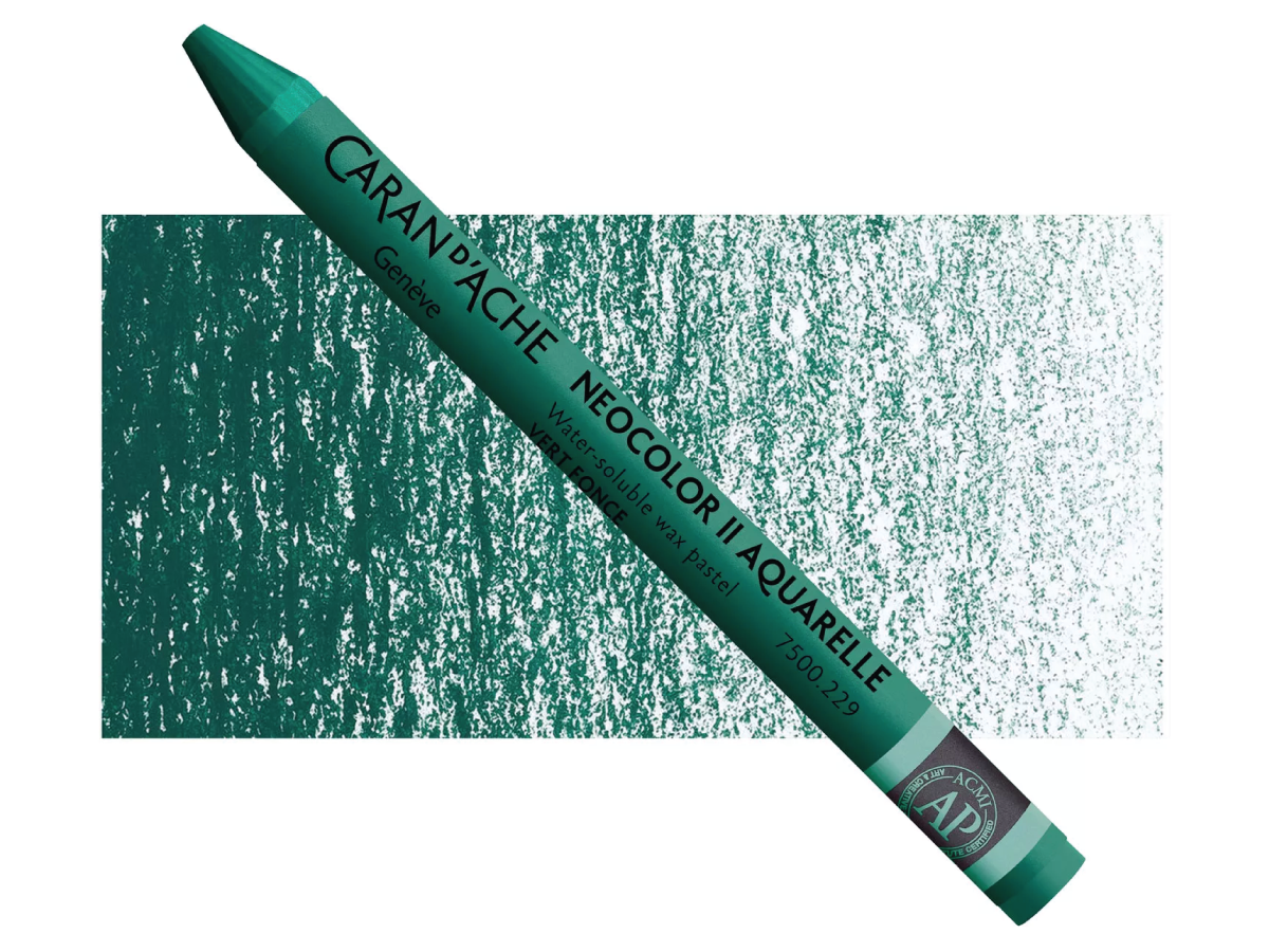 Caran d’ache - neocolor II – 229 Darkgreen - 0318917229