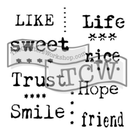 TCW 6x6 TCW623s Life Words