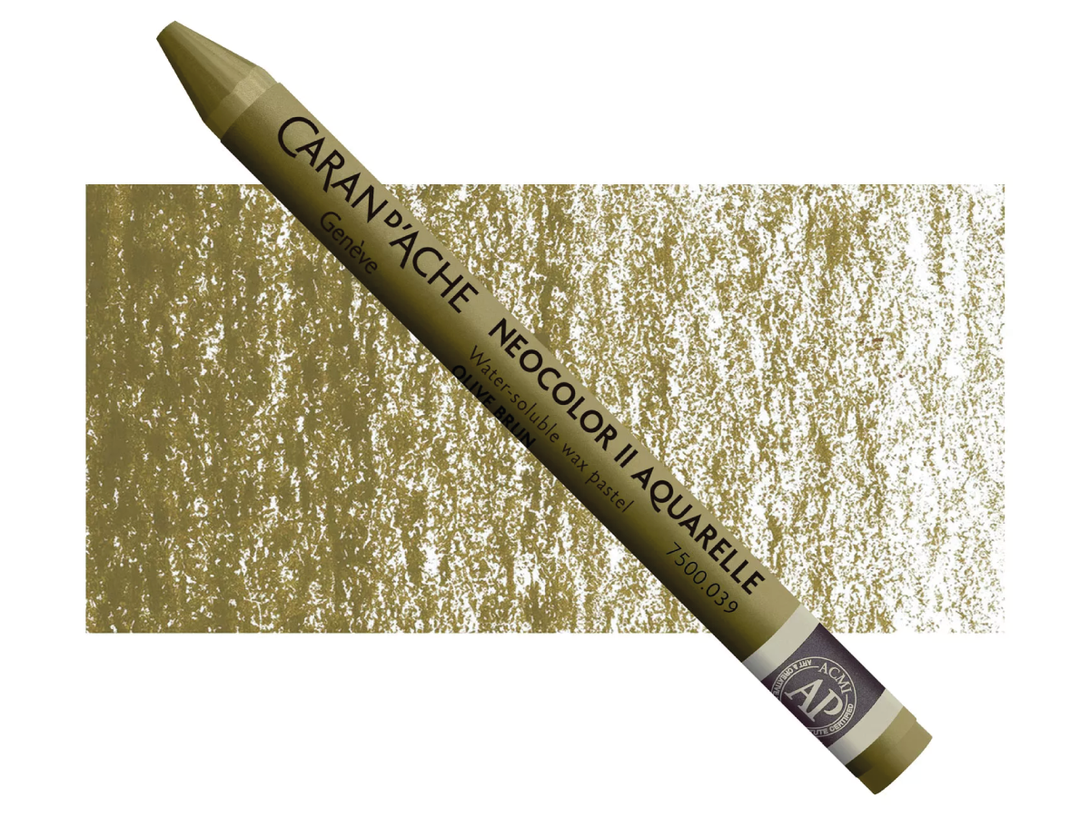 Caran d’ache - neocolor II – 039 Olive Brown - 0318917039