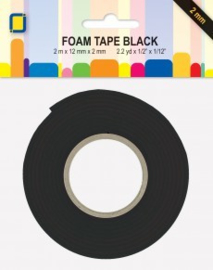 JEJE 3D Foam tape zwart 2mm (3.3022)